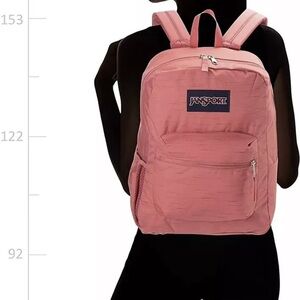 Jansport Backpack NEW Cross Town Remix Slate Rose Full size